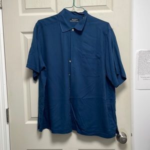 Dark Blue Brandini Short Sleeve Shirt